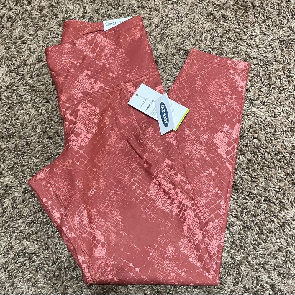 New Snakeskin Athletic Leggings